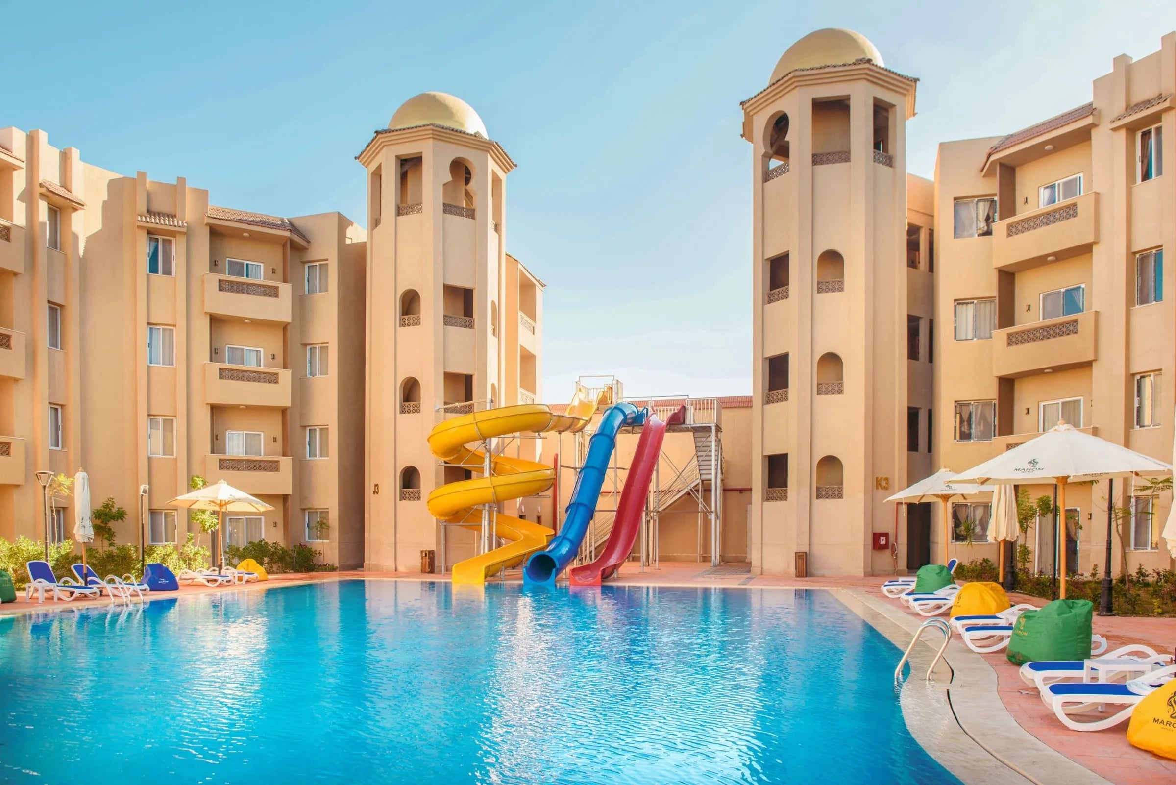 The Aqua Park water slides
